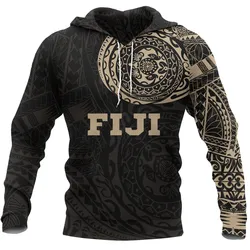 FIji Hoodie - Fiji Polynesian Tattoo Style A7