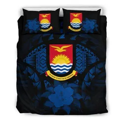 Kiribati Dark Blue Hibiscus Bedding Set A24 Dhc28111726Dd