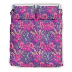 Hawaiian Tropical Hibiscus Polynesian Bedding Set