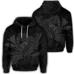 Alohawaii Hoodie - Hawaiian Map Hula Girl Hibiscus Kanaka Polynesian Hoodie - Gray - AH - J4R