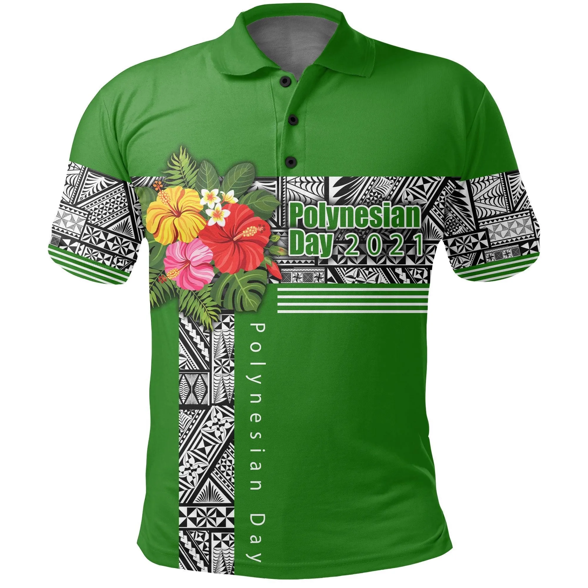 (Custom Personalised) Polynesian Day Polo Shirt Simple Style - LT16
