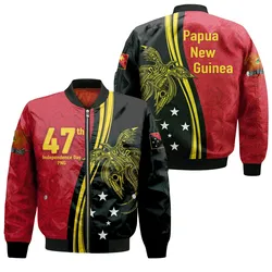 Papua New Guinea Independence Anniversary Polynesian Tribal Bomber Jacket - LT12