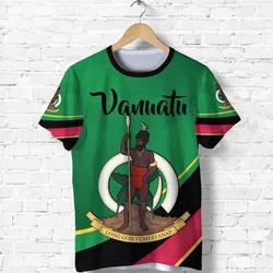 Vanuatu Rugby T shirt Simple Style