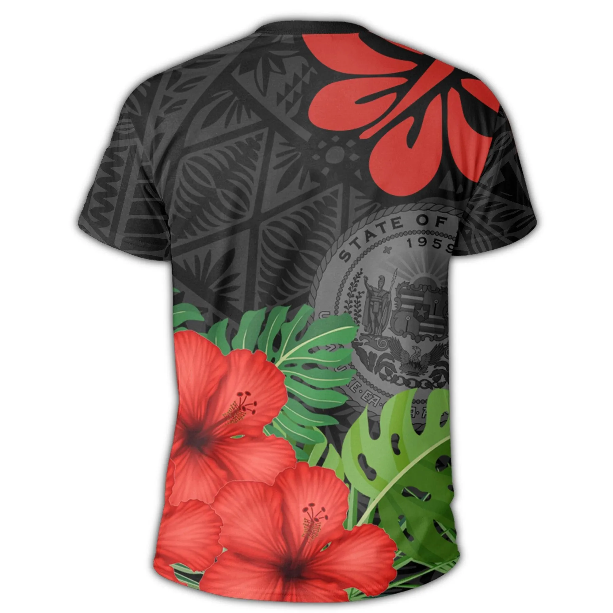 Polynesian Pride Hawaii T-Shirt - Hawaii Polynesian Hibiscus T-Shirt