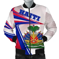Haiti Mens Bomber Jacket - Coat of Arms New Release