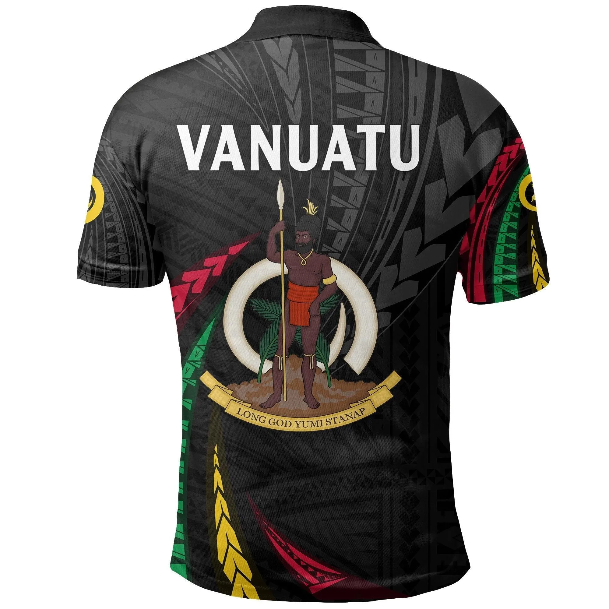 Vanuatu Rugby Polo Shirt Tuskers Tornado Style