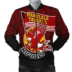 American Samoa Custom Personalised Bomber Jacket - Manulele Tausala Nuuuli (Ver 2)