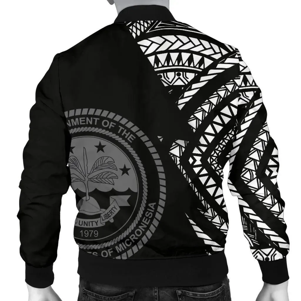 Federated States of Micronesia Pattern Men's Bomber Jacket- BN09
