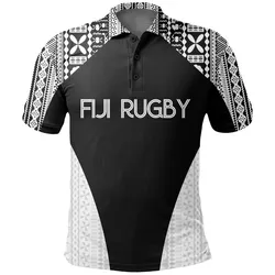 Fiji Polo Shirt - Rugby Palm Symbol