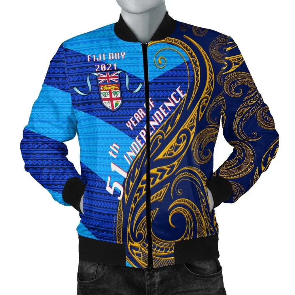 Fiji Day Bomber Jacket - 51th Year Of Independence LT20