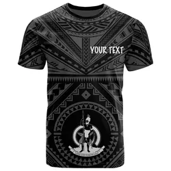 Vanuatu Personalised T-Shirt- Vanuatu Seal With Polynesian Tattoo Style