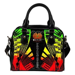 Papua New Guinea Shoulder Handbag - Polynesian Tattoo Reggae