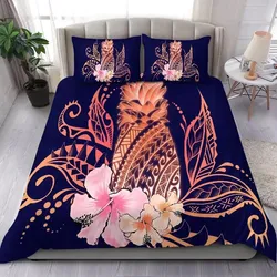 Alohawaii Home Set - Hawaii Pineapple Hibiscus Polynesian Bedding Set - Dori Style AH J3