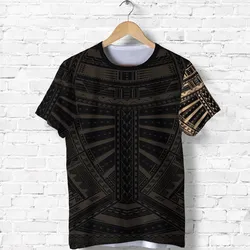 New Zealand Shirt, Maori Samoan Polynesian Tattoo T shirt - Gold