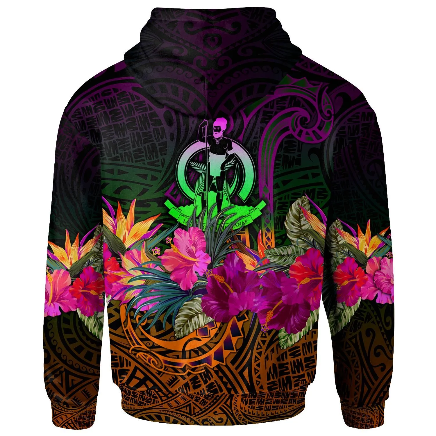 Vanuatu Hoodie - Summer Hibiscus