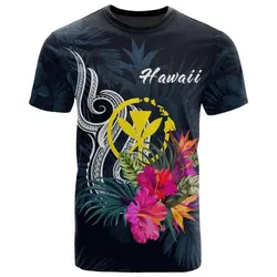Hawaii Polynesian T-shirt - Tropical Flower