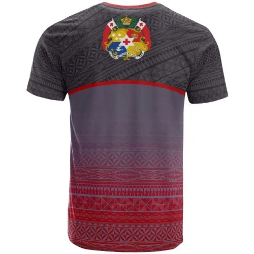 Tonga Polynesian T-Shirt - Grey Tattoo - BN11