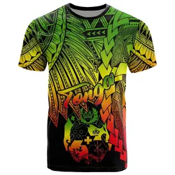 Tonga Polynesian T-Shirt - Tribal Wave Tattoo Reggae