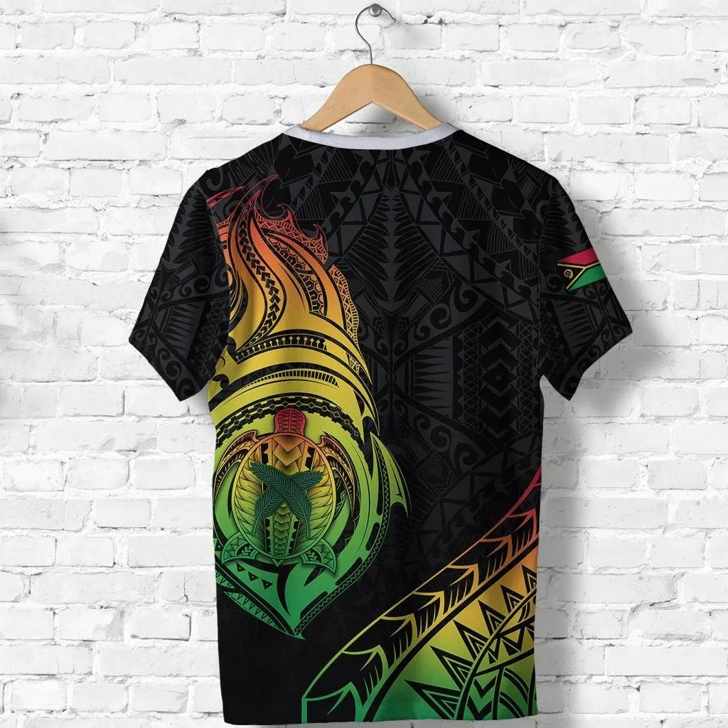 Vanuatu Rugby T shirt Turtle Color