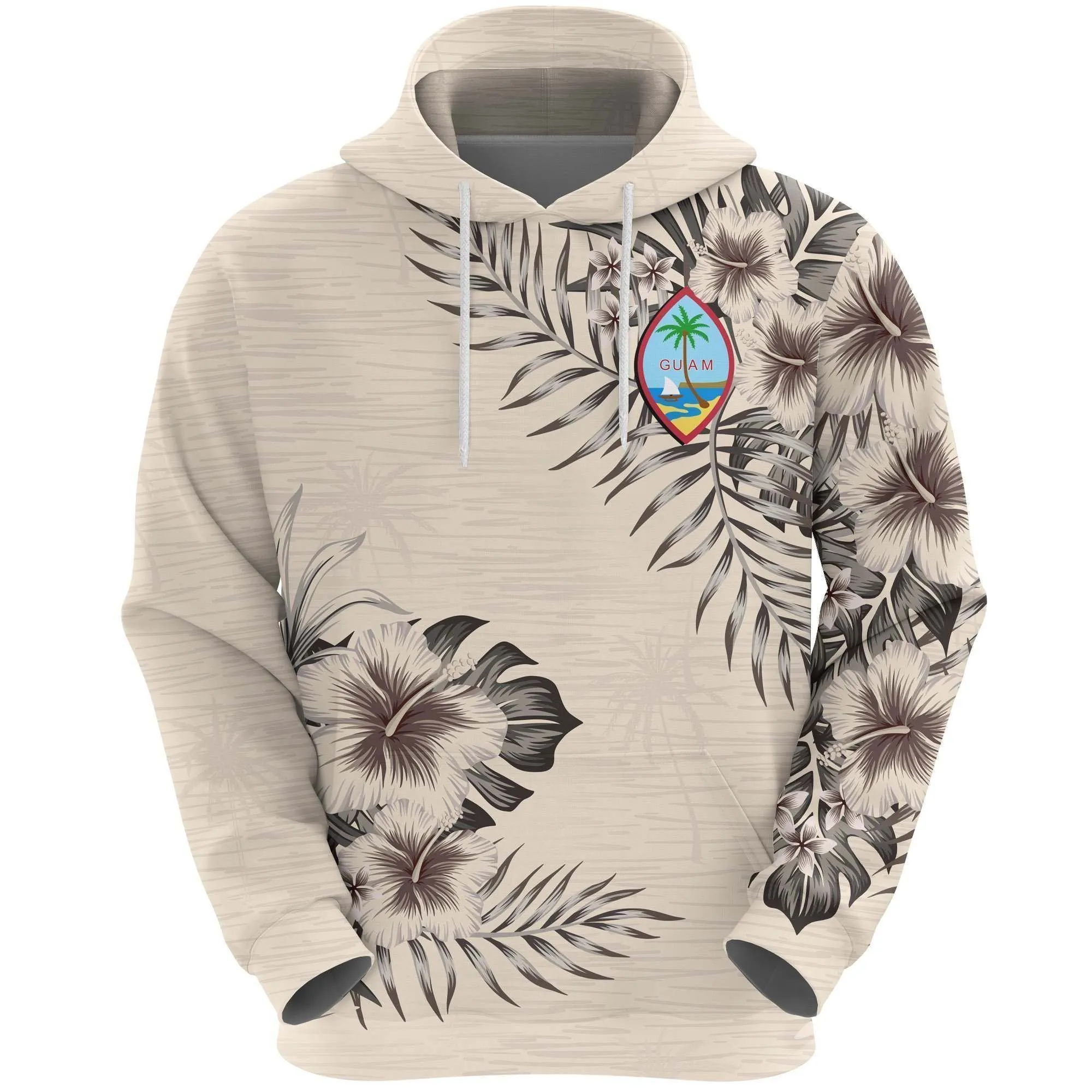 Guam The Hibiscus Hoodie Bt05
