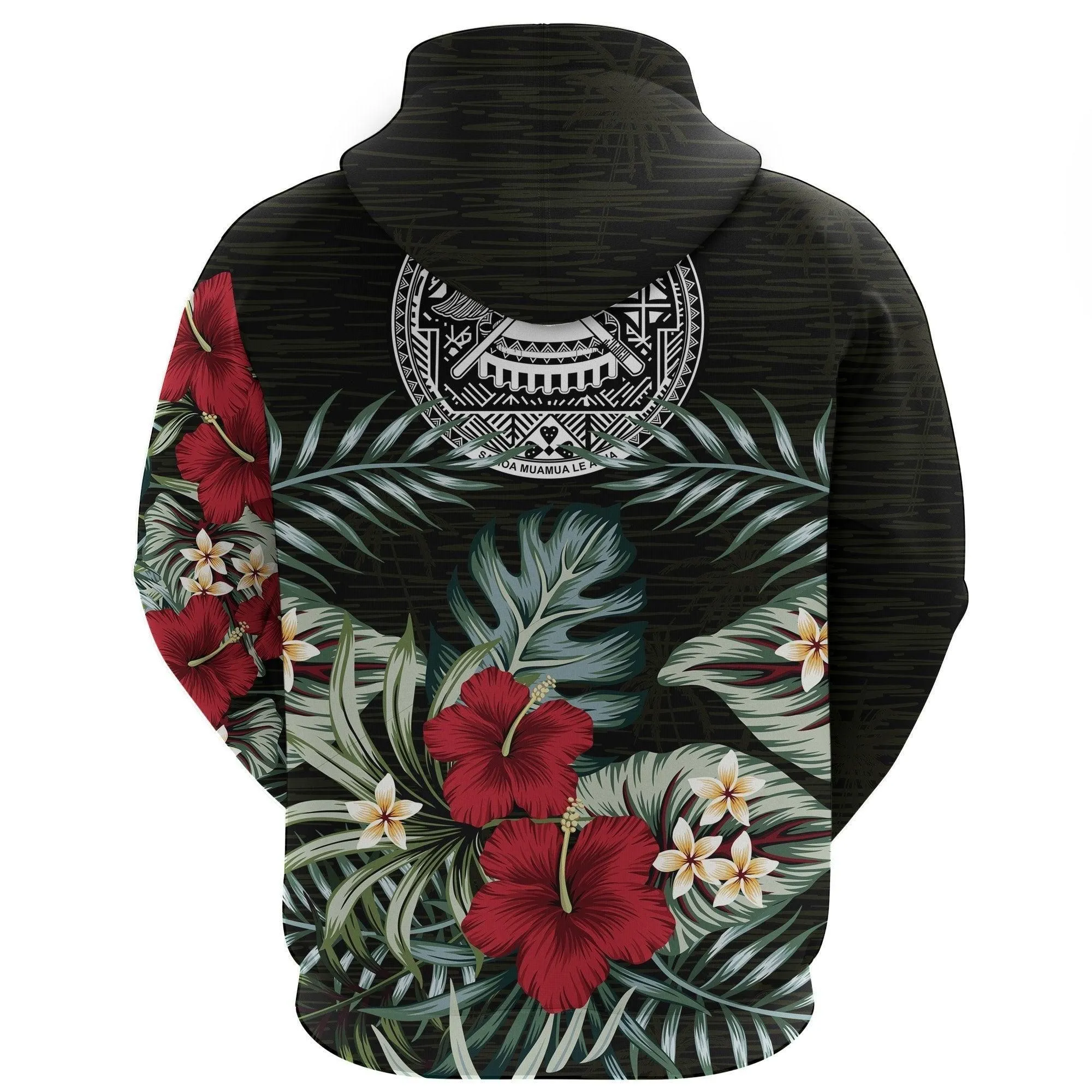 American Samoa Hibiscus Hoodie