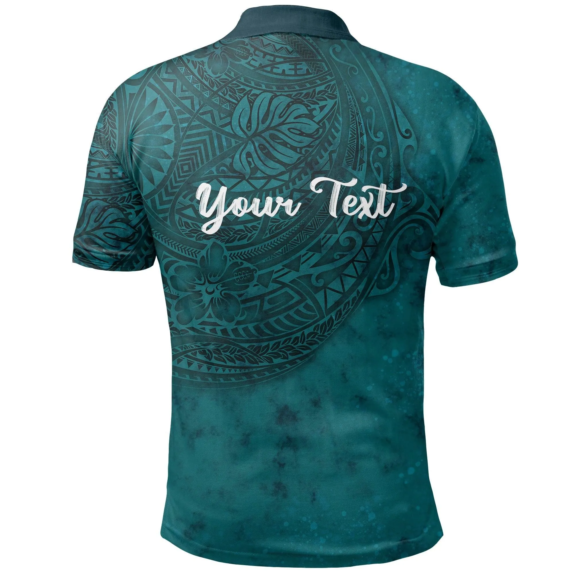 (Custom Personalised) Polynesian Day Polo Shirt Ocean Style - LT16