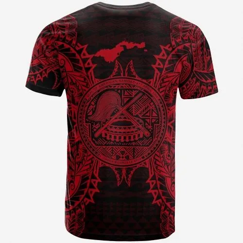 Vibe Hoodie American Samoa T shirt - American Samoa Seal Map Polynesian Tattoo Red