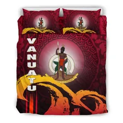 Vanuatu Wave And Hibiscus Red Cl02120363Mdb Bedding Sets