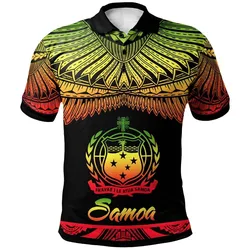 Samoa Polynesian Polo Shirt - Poly Tattoo Reggae Version