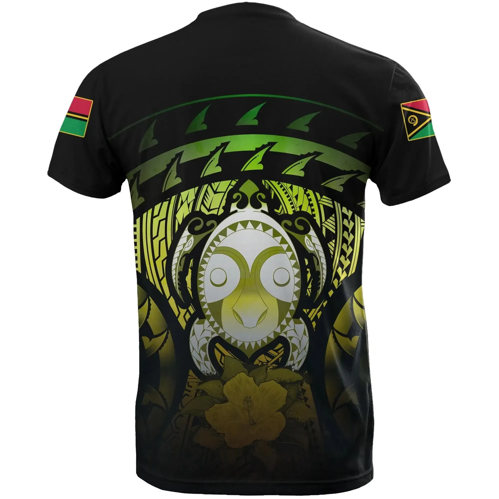 Vanuatu Turtle Hibiscus T-Shirt (Reggae) A02