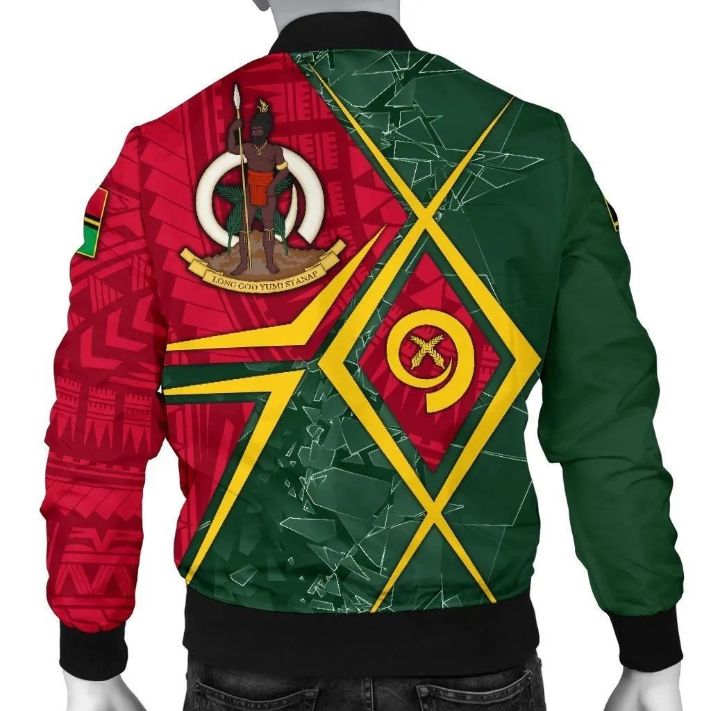 Vanuatu Mens Bomber Jacket - Vanuatu Legend