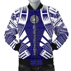 American Samoa Men Bomber Jackets - Polynesian Tattoo Flag - BN0110