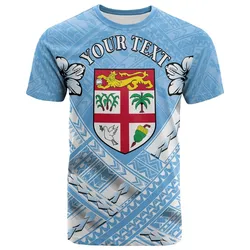 Fiji Custom Personalised T-Shirts - Fiji Flag Camisole Hibiscus Style