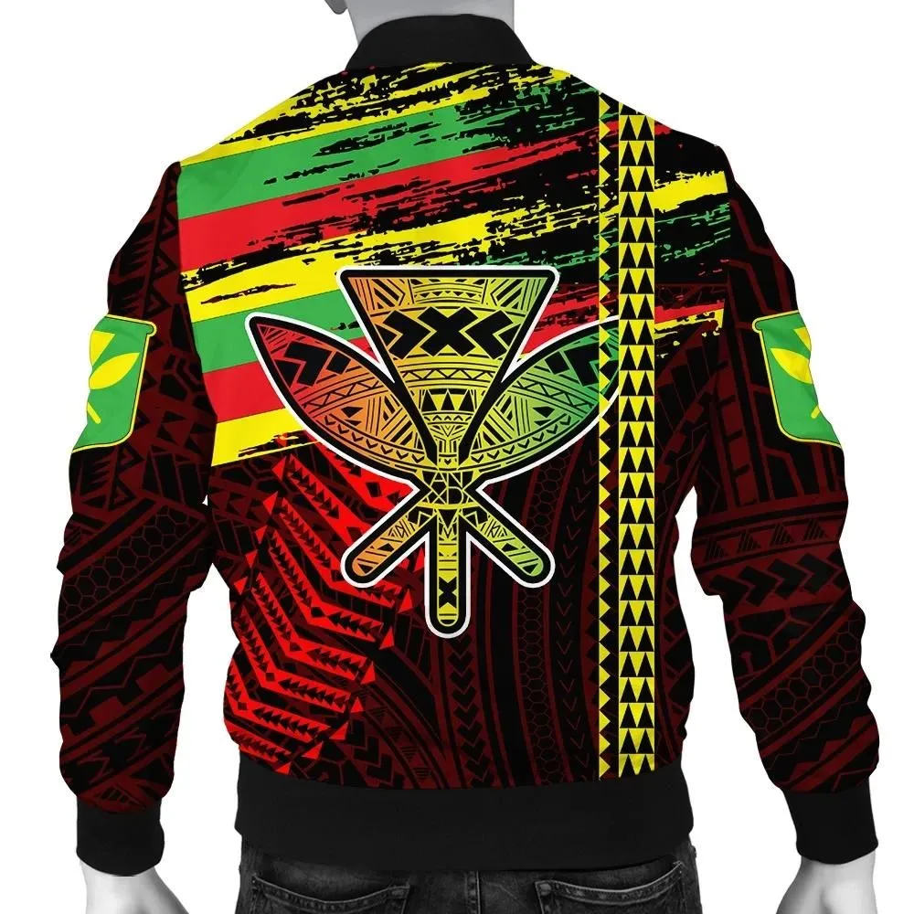 FamilyGater Jacket - Hawaiian King Kamehameha Kanaka Maoli Strong Bomber Jacket - AH - J2
