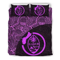 Guam Bedding Set Coat Of Arm Map Polynesian 09 TH7