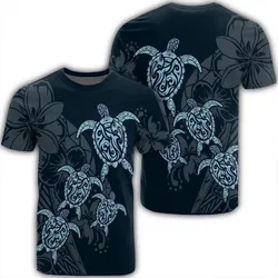 Alohawaii Tee - Hawaiian Hibiscus Plumeria Sea Turtle Polynesian T-shirt AH - JR