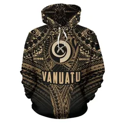 Hoodie Vanuatu Polynesian Tattoo Th5