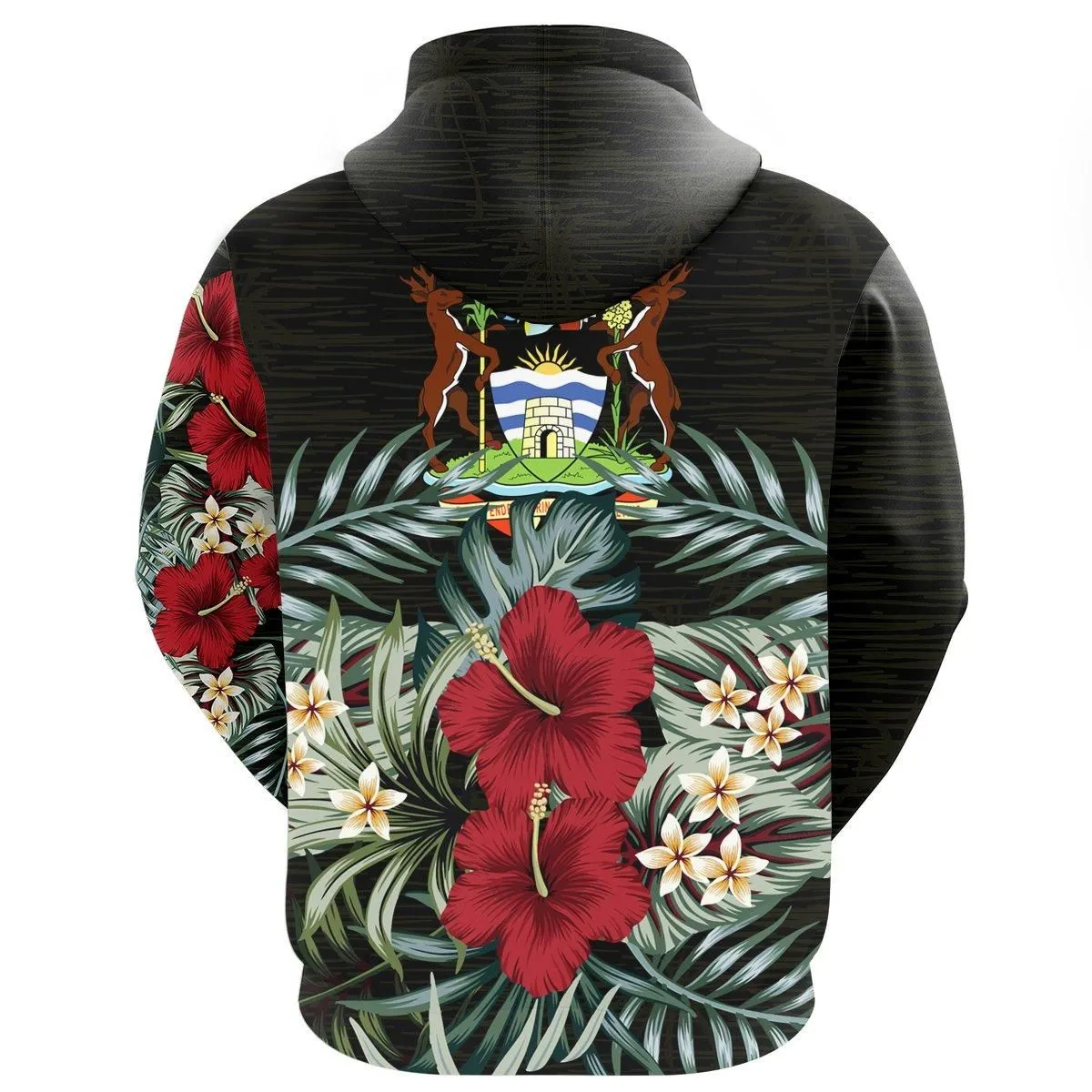 Antigua and Barbuda Hoodie - Hibiscus (Men/Women)