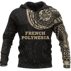 French Polynesia Hoodie - French Polynesia Tattoo Style Version 2.0