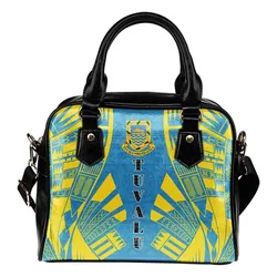 Tuvalu Shoulder Handbag - Polynesian Tattoo Flag