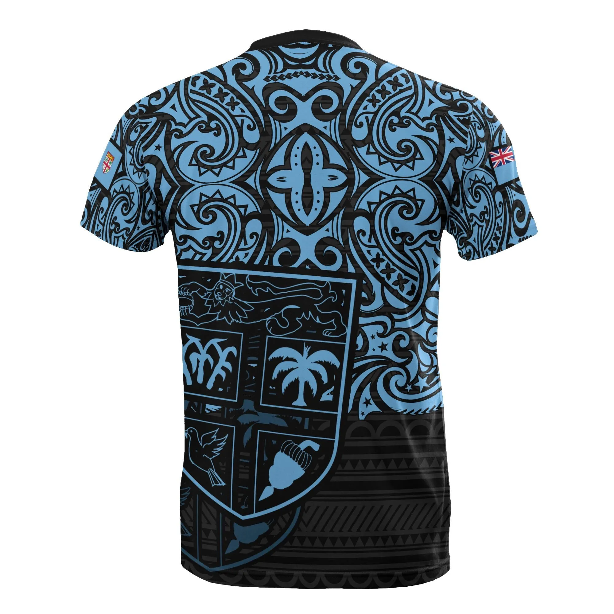 Fiji Pride T-Shirt - Fiji Flag Polynesian Tattoo