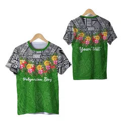 (Custom Personalised) Polynesian Day T Shirt Polynesian Style LT16