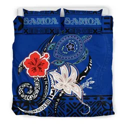 Polynesian Samoa Polynesian Turtle Hibiscus A Bedding Set Camlihp