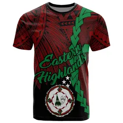 Papua New Guinea East New Britain Province Polynesian T-Shirt - Tribal Wave Tattoo