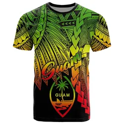 Guam Polynesian T-Shirt - Tribal Wave Tattoo Reggae