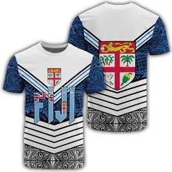 Polynesian Pride T-Shirt - Fiji T-Shirt Tapa Lauhala Rugby Scrum Style