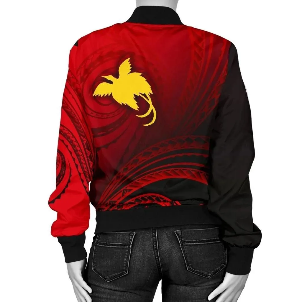 Alohawaii Jacket - Bomber Jacket Papua New Guinea Custom Personalised - Raggiana Bird of Paradise Polynesian Patterns - BN18