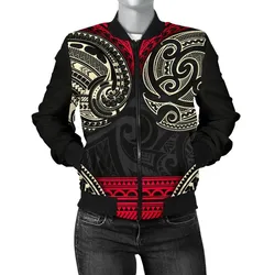 FamilyGater Jacket - Bomber Jacket New Zealand Maori - Polynesian Patterns Style BN02