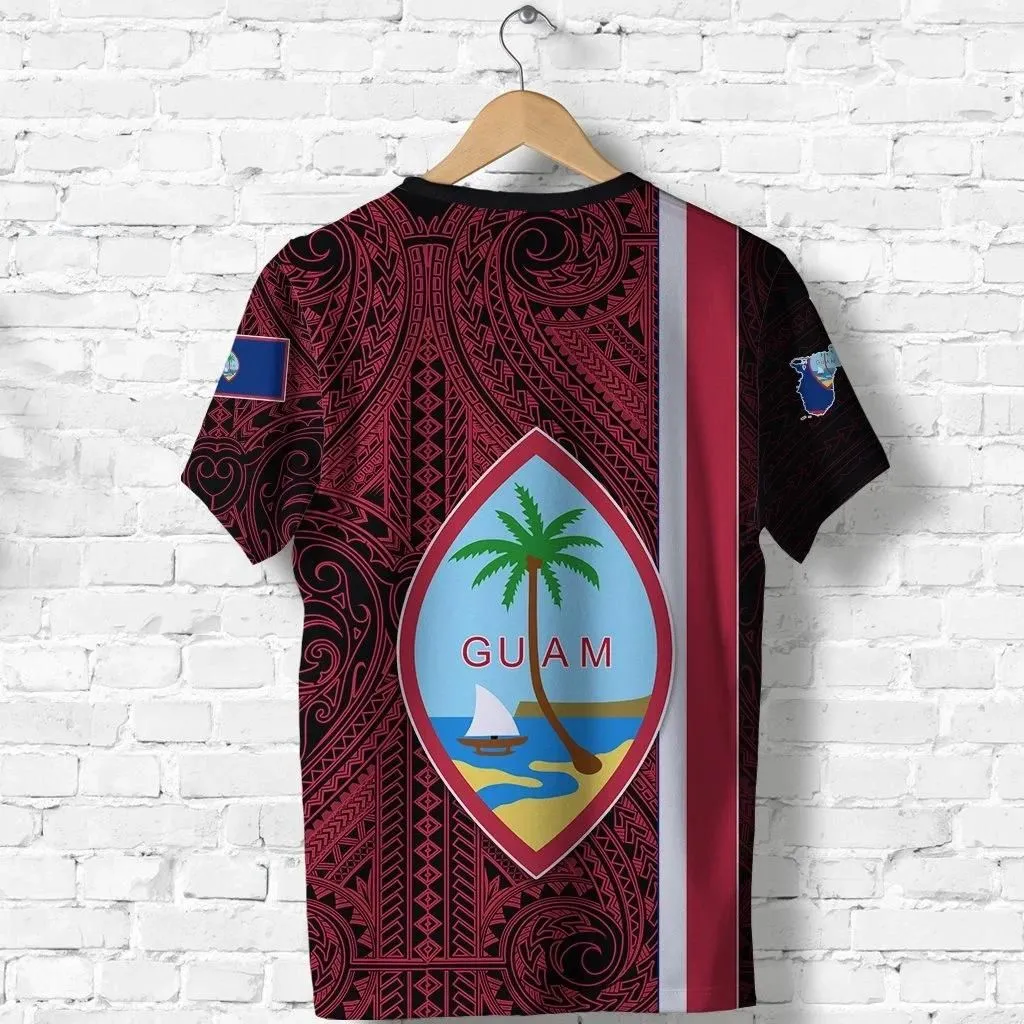 Guam Rugby T Shirt Polynesian Sailboat Style K13