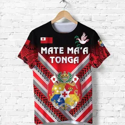 Mate Maa Tonga Rugby T shirt Polynesian Creative Style